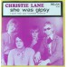 CHRISTIE LANE She Was Gipsy / I Won't Hear Your Footsteps Anymore (Relax 45.130) Holland 1969 PS 45 (Nederbeat)